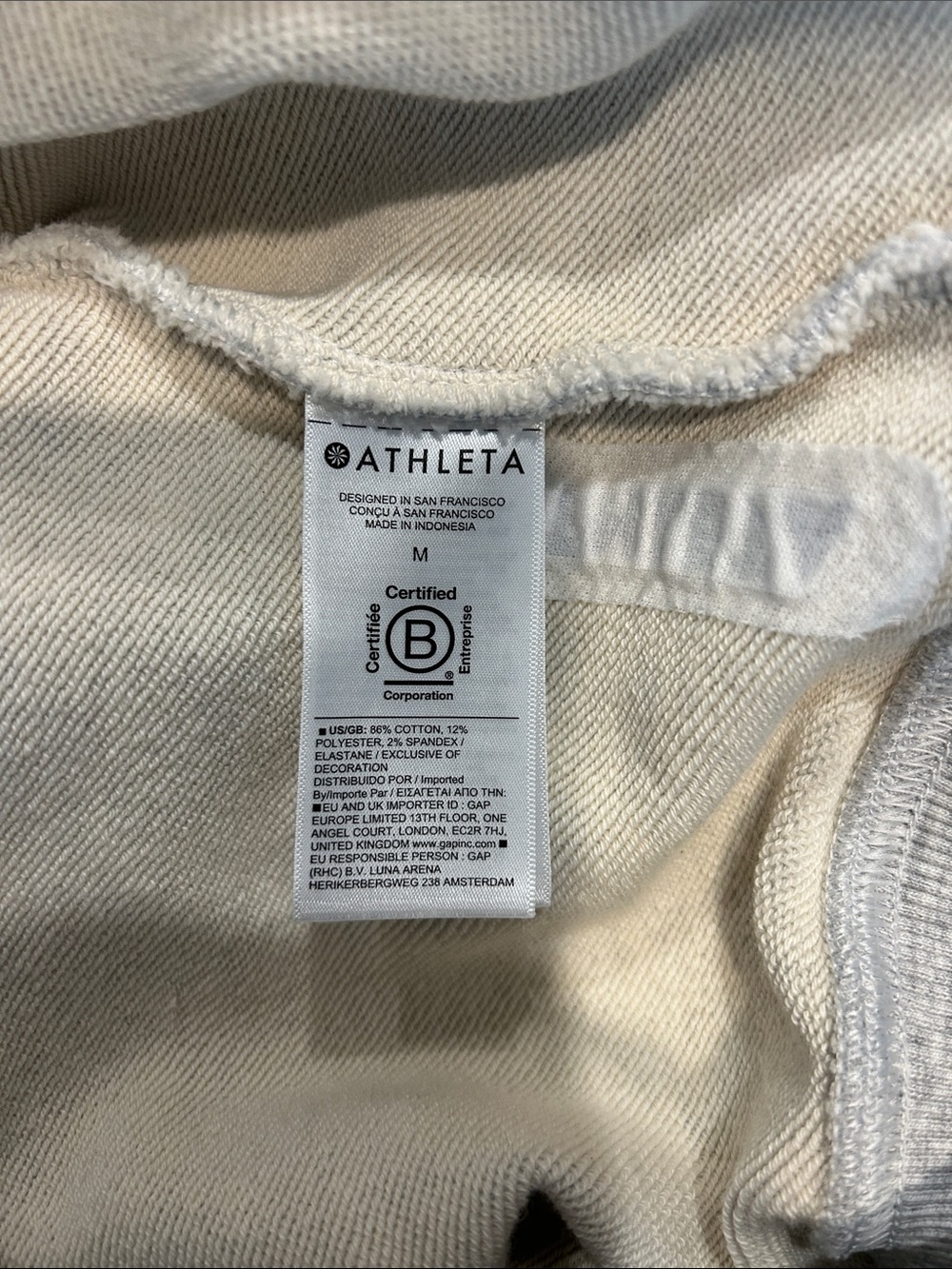 New Athleta Heavyweight Terry Dolman Tee - Picture 6 of 8